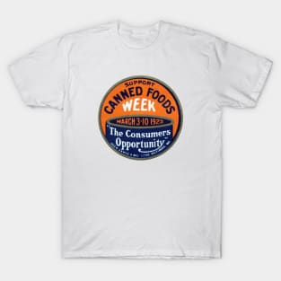 1923 Support Canned Foods Week T-Shirt